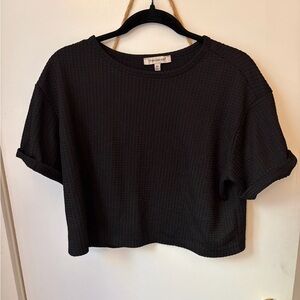 Black T shirt textured